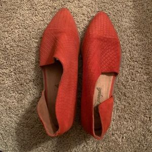 Free People shoes SZ 9 Burnt Orange